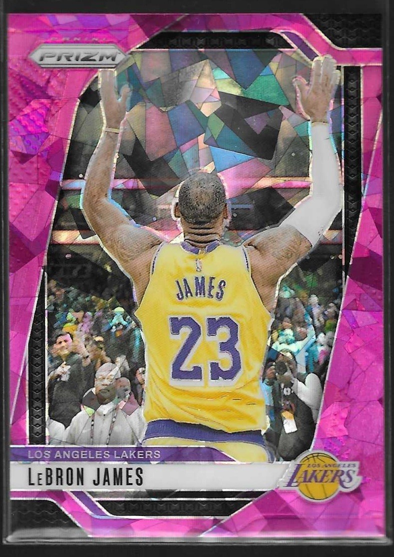 Lebron James 2024-25 Panini Prizm Ice Pink Los Angeles Lakers #130 -7.10