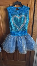 Weissman Blue tutu costume with heart design