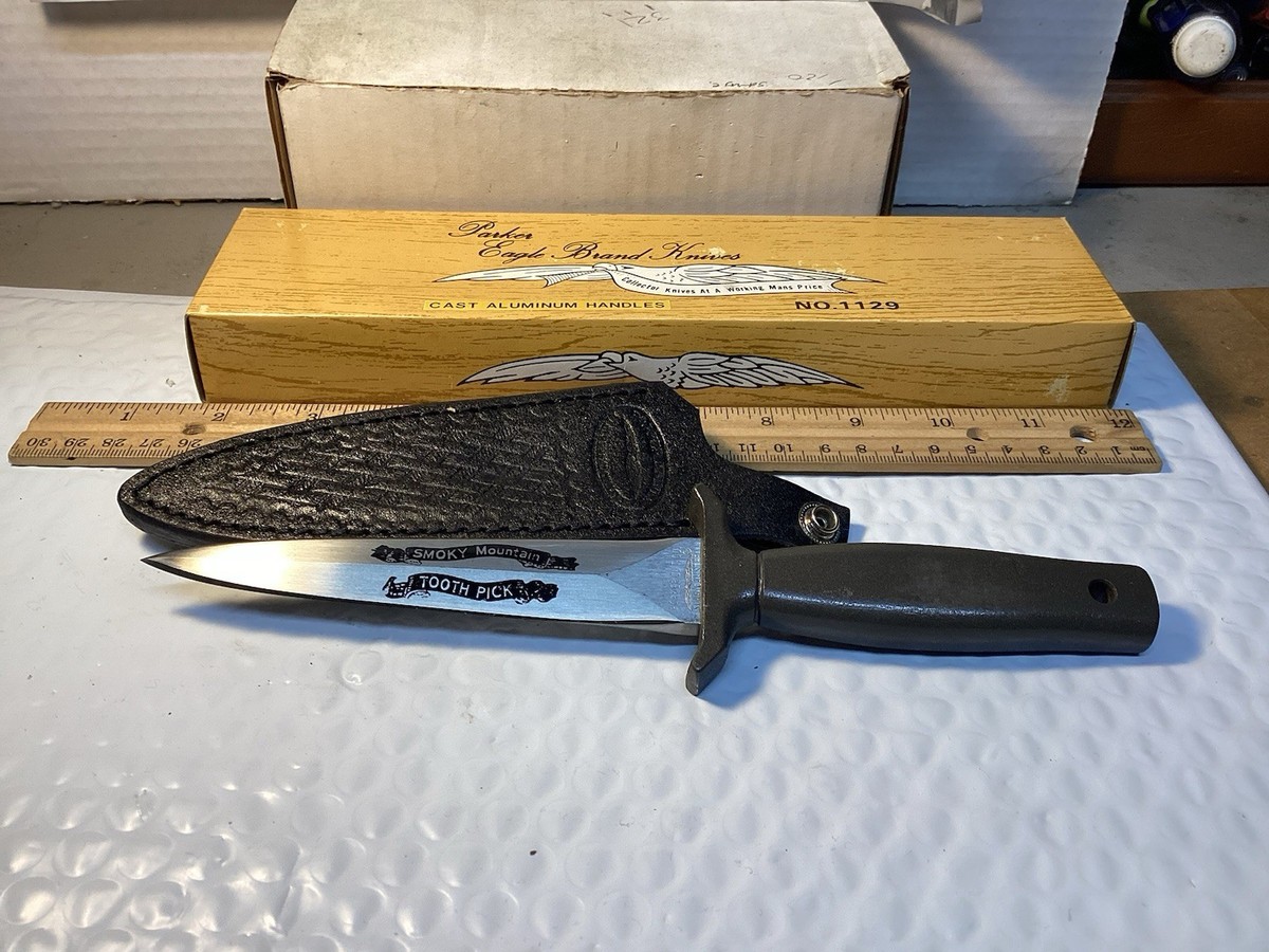 Vintage Parker Japan 1983 Smoky Mountain Fixed Blade Boot Knife