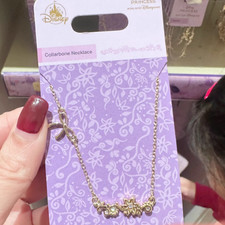Genuino Hong Kong Disney 2026 Rapunzel Lindo Collar de Collar Disneyland Nuevo