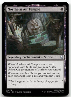#ad #ad Northern Air Temple #111 NM TLA Magic MTG $1.99