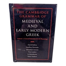 The Cambridge Grammar of Medieval and Early M...