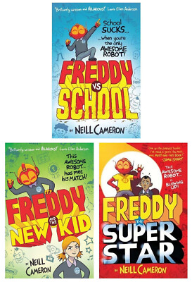 The Awesome Robot Chronicles Series by Neill Cameron: 3 Books Set - Paperback