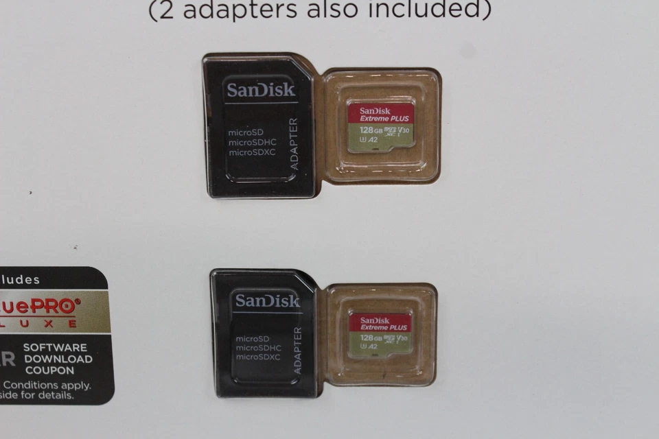 2 New 2 Packs SanDisk Extreme Plus MicroSDXC UHS-I Cards 128 GB ZZ - Image 3 of 4