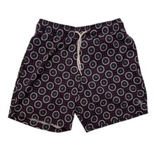 Sperry s Patterned Circular Lined Mens beach Swim Shorts Size Small 7 Inseam