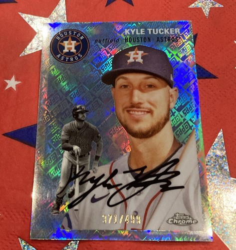 Kyle Tucker 2023 Topps Cromo Platino #263 Logo REFRACTOR/499 - Imagen 2 de 4