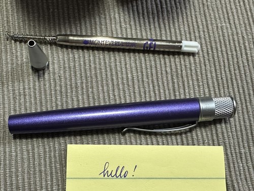 Retro 51 ~Goulet Pen Co. Exclusive~ Frosted Metallic-UltraViolet RB #ZRR-1817GP - Picture 5 of 6