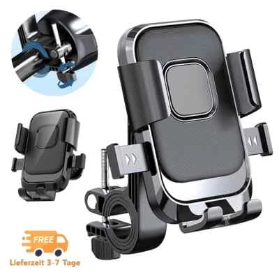 MARKENLOS NEU Handyhalterung Fahrrad Universal Lenker Handy Smartphone Halterung Halter