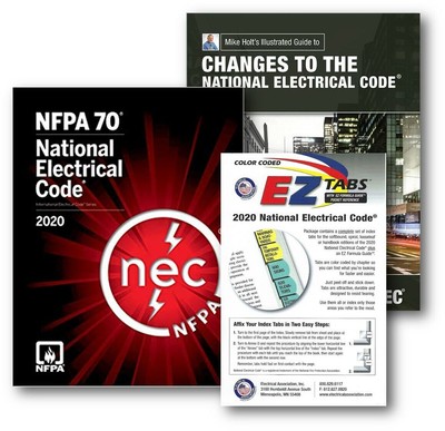 National Electrical Code, Mike Holt's Guide to Changes and EZ Tabs 2020 Editions