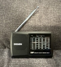 Degen DE 321 Dual Conversion Synthesized World Radio Receiver Works Great
