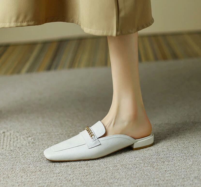 Backless loafers cheap