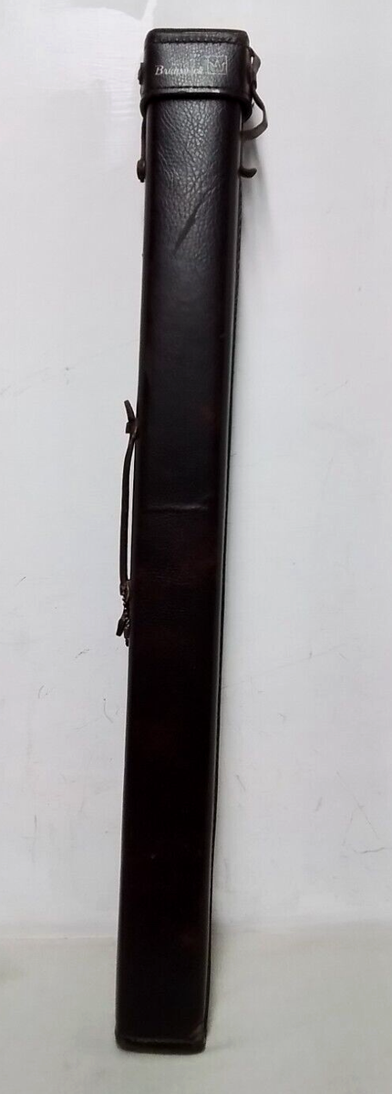 Vintage Brunswick Leather Pool Cue Hard Case | eBay