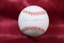 Billy Herman Autograph National League ONL Signed Baseball