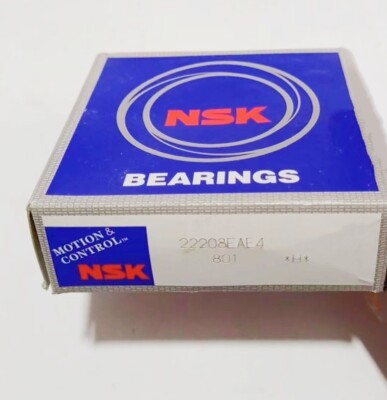 1X  NSK 22208EAE4 spherical roller bearings