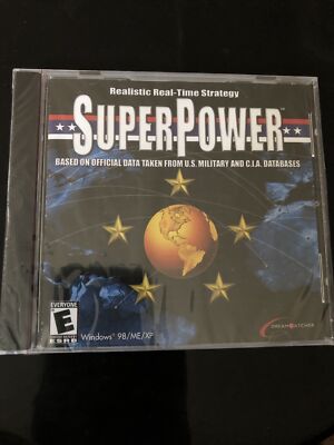 Superpower Super Power Pc Brand New XP War On Terrorism A World Simulator CIA