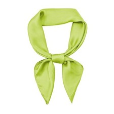 RIIQIICHY Head Scarf Like Silk Bandana Satin Hair Scarf for Women Green Scarf