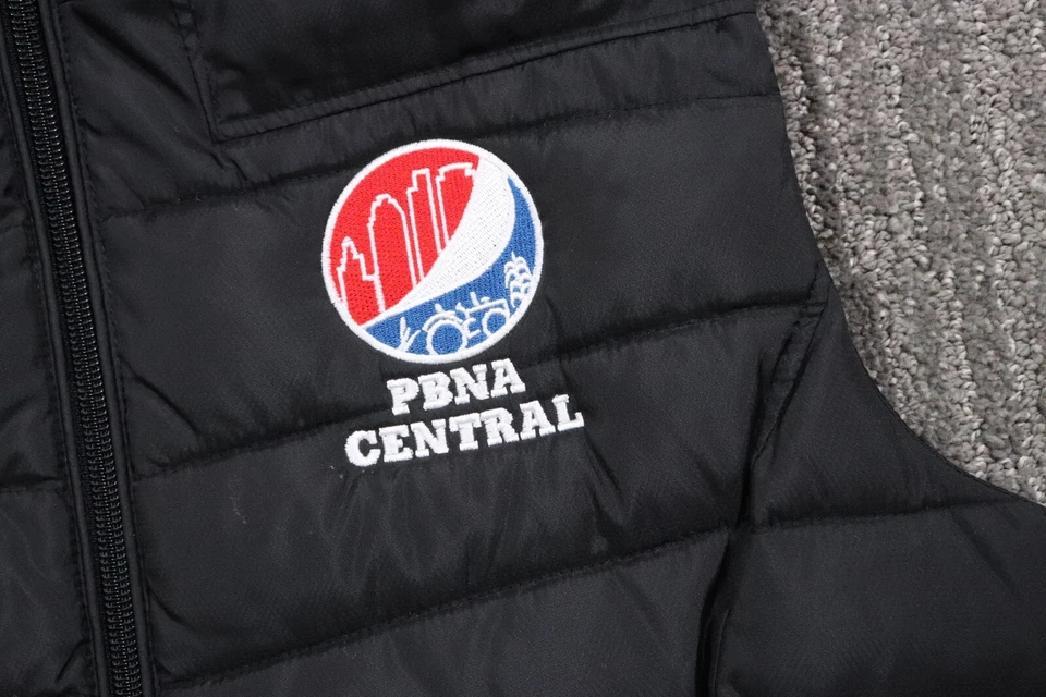 Spyder Women's Medium Insulated Puffer Vest Pepsi Co Black Outdoor Winter pocket - Image 4 of 4