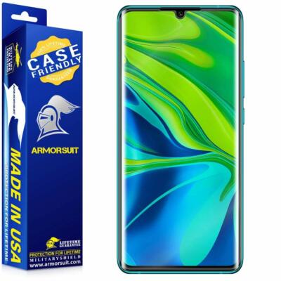 [2 Pack] ArmorSuit Xiaomi Mi Note 10 Case Friendly Clear Screen Protector