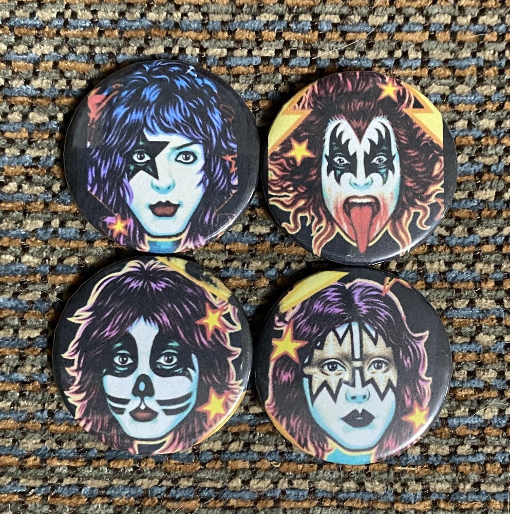 KISS 4-Pack of 1.25” Magnets