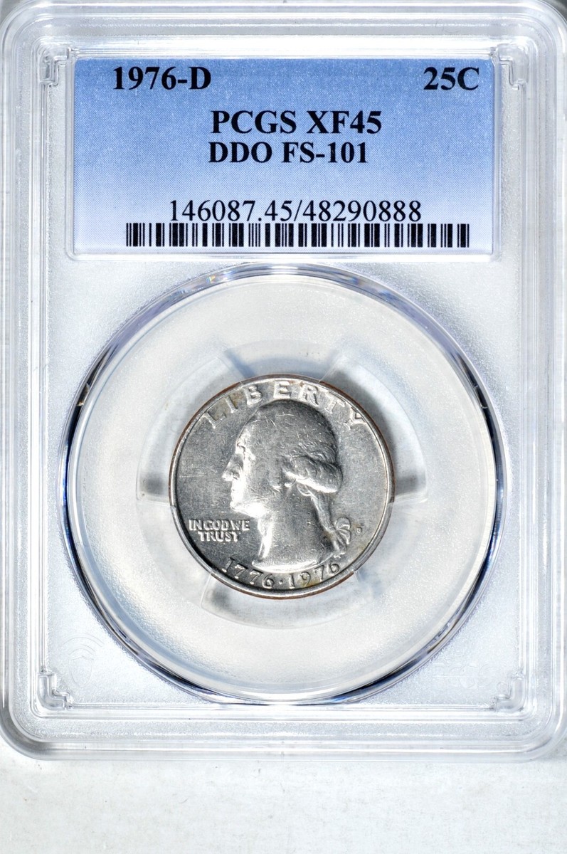 1976-D 25C DDO FS-101 Washington Bicentennial Quarter PCGS