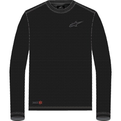 Alpinestars Inclinate Mesh Long-Sleeve T-Shirts Lg Black