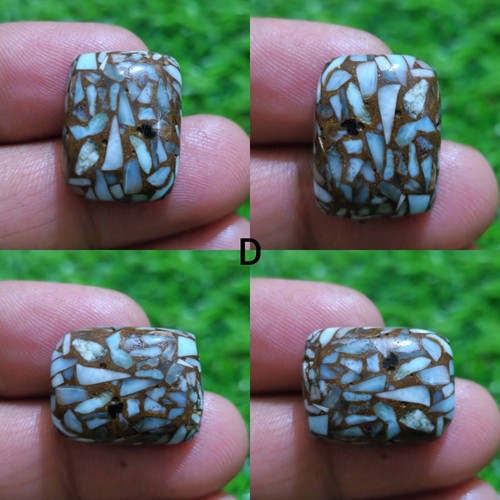 Huge A Copper Larimar Rectangle Shape Cabochon Loose Gemstone Jewelry For Making - Picture 12 of 13
