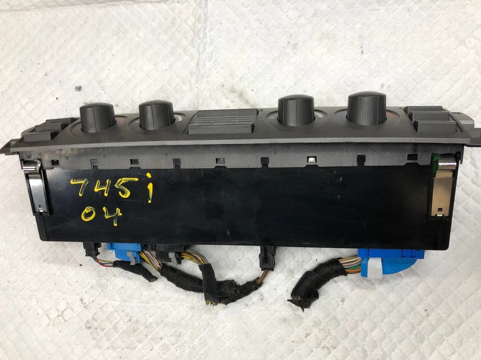 BMW 745i 2004 unidad de panel de interruptor de control de aire acondicionado (1) Foto 4 de 4