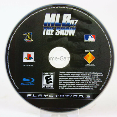 Sony Playstation 3 PS3 NTSC MLB 07 the Show nur CD Gut