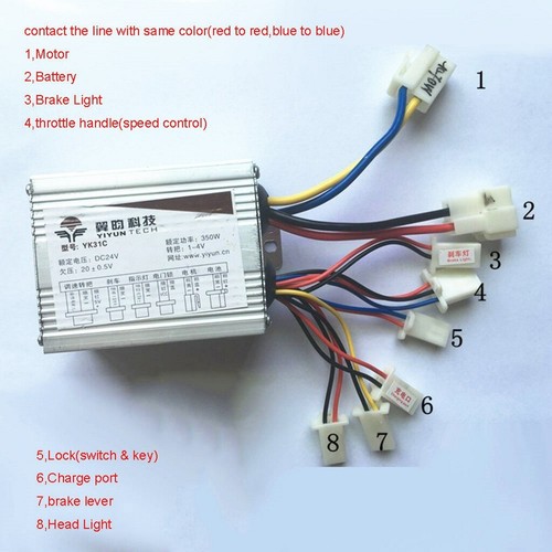 24V 250W E-Bike Conversion Kit Electric Bike Motor Controller Control Unit AU - Picture 7 of 11