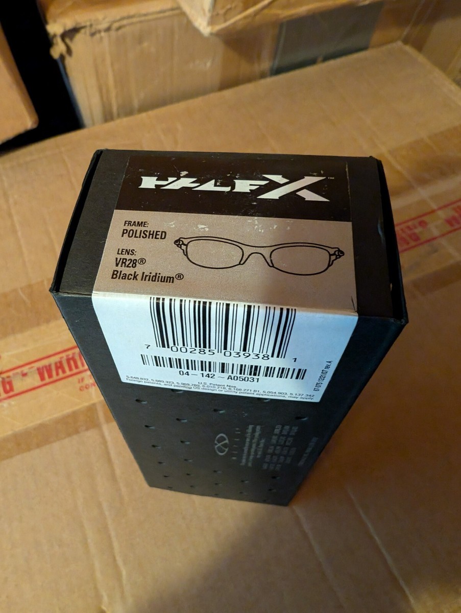 NEW Oakley X-metal Half X Sunglasses, Polished / VR28 Black