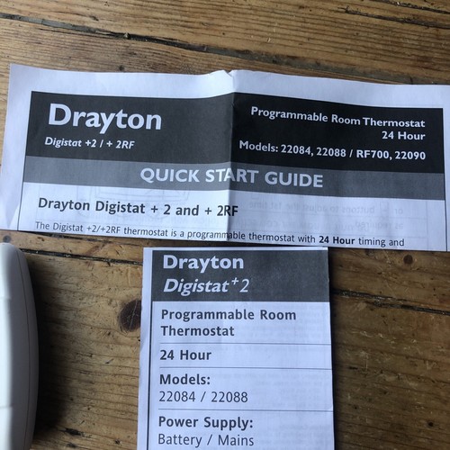 Drayton 22088 Maims Powered Digistat +2 Termostato de habitación programable 24 horas - Imagen 4 de 4