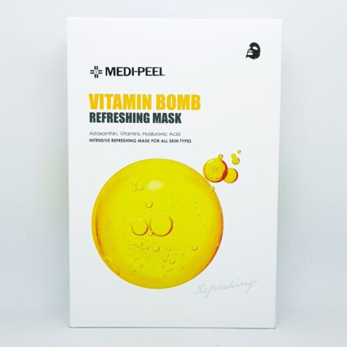 MEDI PEEL Vitamin Bomb Refreshing Mask Pack 25ml x 10pcs Moisturizing K-Beauty - Picture 4 of 5