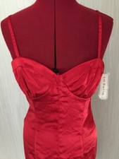 red evening dress size 14