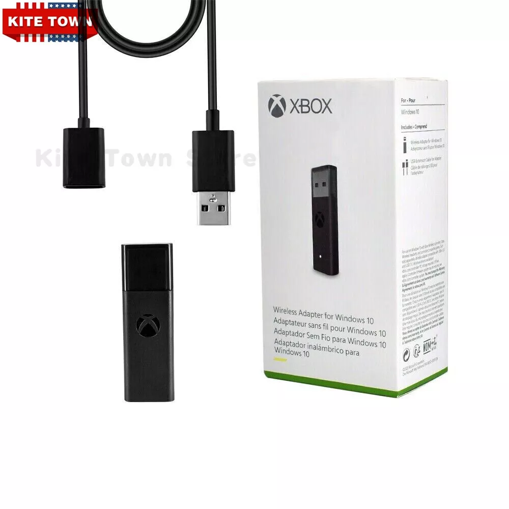 Official Wireless Xbox One Controller Adapter USB Receiver Microsoft  Windows PC