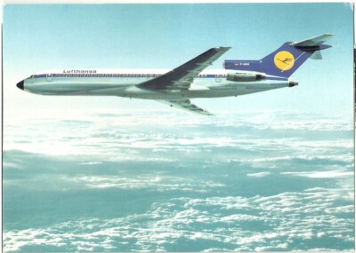 Lufthansa B 727. Europa Jet. Postkarte 1983. Bedruckt. Neuwertig