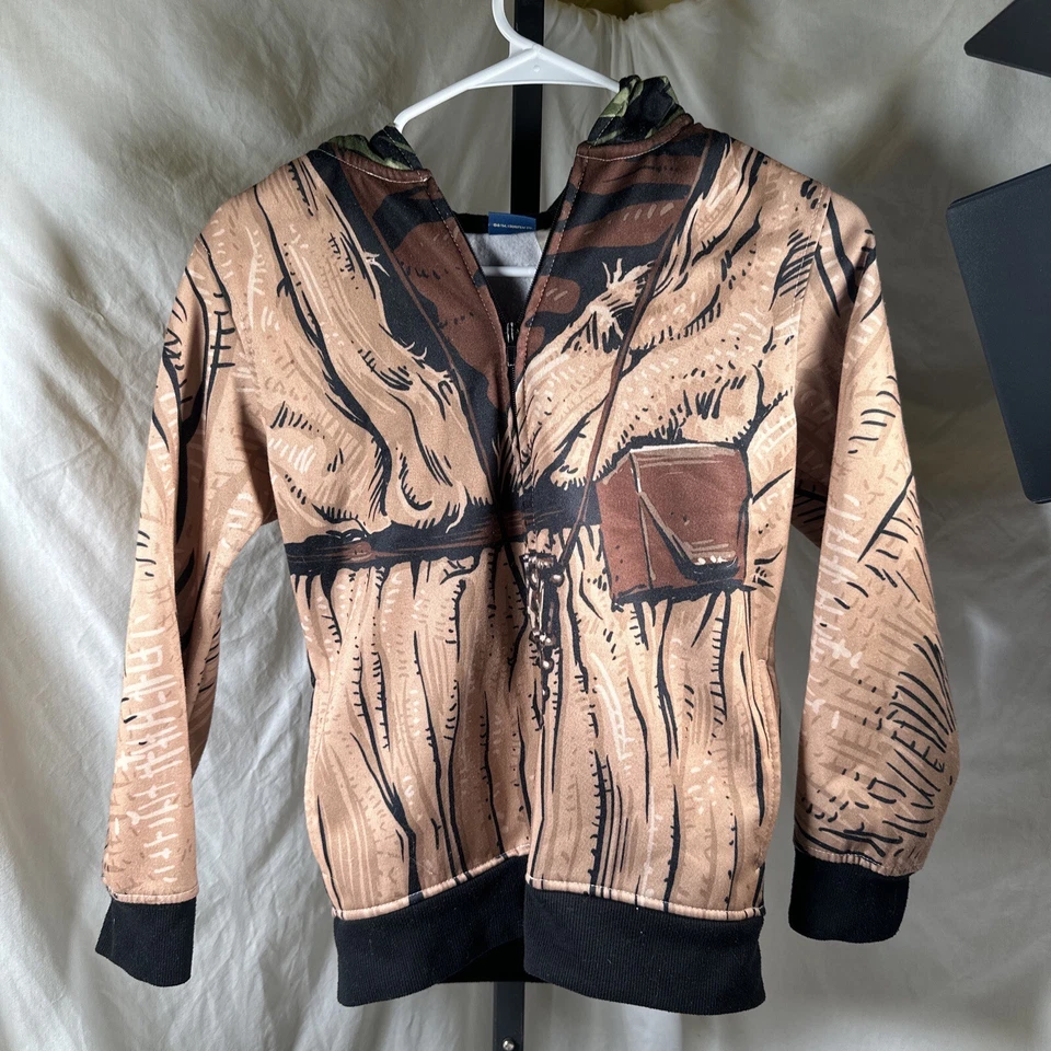 Sudadera con capucha con cremallera Star Wars con orejas Yoda talla M niños ropa de Halloween Foto 2 de 4