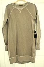 Abercrombie&Fitch Garment Dye Sweatshirt Dress XS Green Olive NWT