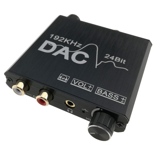 Optical Coax to Analog Audio Signal Converter RCA 3.5mm Output Volume Control - Picture 4 of 9