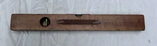 Vintage 24” Henry Disston & Sons Brass & Wood Level Plumb Keystone Tool Works