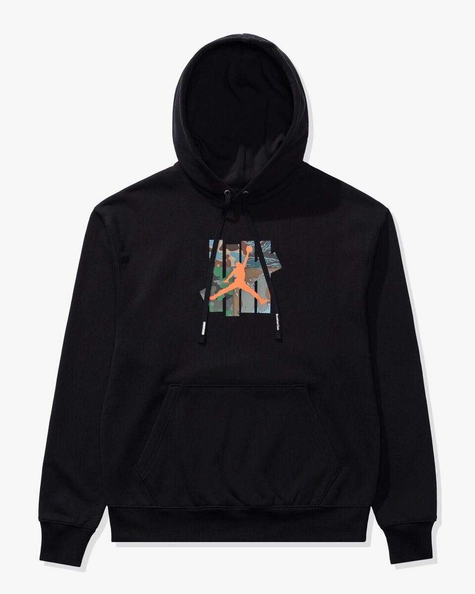 NEW Jordan x Undefeated Black Hoodie Long Sleeve Mens S NEW Jordan x Undefeated Black Hoodie Long Sleeve Mens S