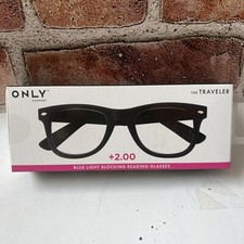 NEW ONLY Eyewear the TRAVELER 2.00 Blue Light Blocking Lens Reading Glasses