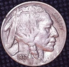1937-D Buffalo Nickel Denver Mint Better Grade 5(C) #864