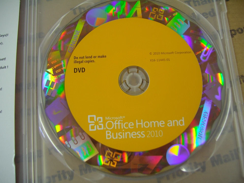 MS Microsoft Office 2010 Home and Business Full English Retail Vers. =BRAND NEW= - Image 3 of 3