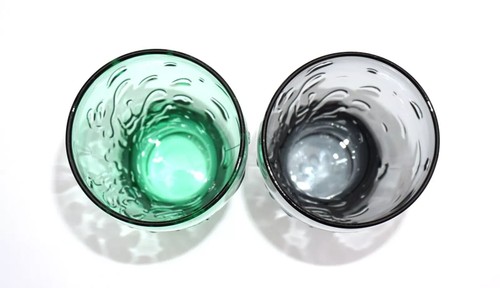 COCA COLA COKE MCDONALDS SPLASH 2 x VASOS HIGHBALLS VASOS VERDE Y NEGRO - Imagen 13 de 14