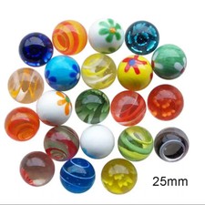25mm Glasmurmeln Murmeln Glaskugeln Glasnugge...