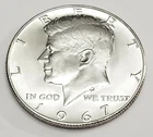 1967 P Kennedy Half Dollar 40% SILVER  *AU - ABOUT UNCIRCULATED* *FREE SHIPPING*