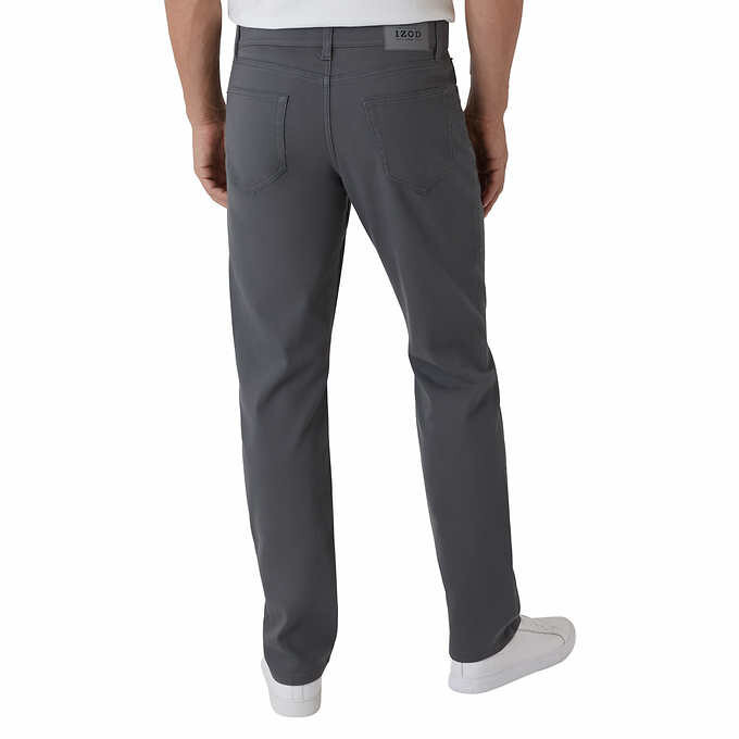 Izod Men’s Liberty Pant, Flex Waistband w Rubberized Gripper,Classic ...