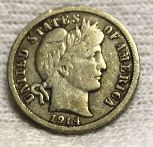 barber dimes 1914 - Picture 1 of 2