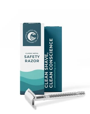 Plastic Free Shaving Co Safety Razor | Double Edge Razor | Without blades