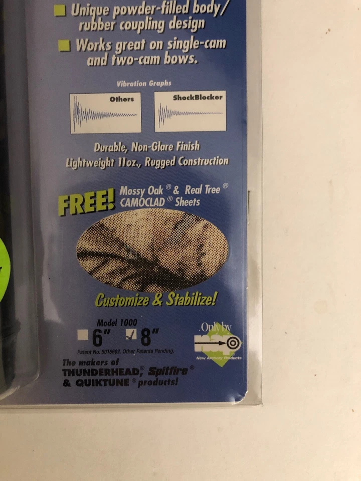 BLOQUEADOR DE CHOQUE 1000 ESTABILIZADOR DE ARCO 8”-CAÇA DE VEADOS-DESCANSO-SETA-RARO VINTAGE-ENVIO24 - Imagem 4 de 4